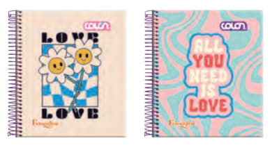 CUADERNO BOOK FEMENINO 7M 150 HJ COLON (SURTIDO)