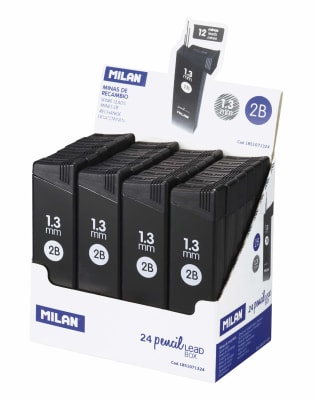 TUBO 12 MINAS 1.3mm 2B MILAN (UNIDAD)