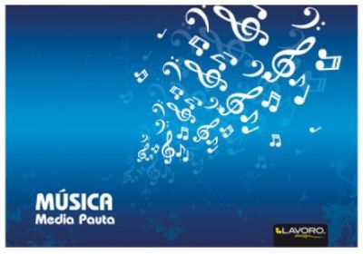 CUAD. MUSICA 1/2 PAUTA 10 HJS LAVORO DES