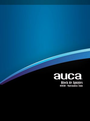 BLOCK AUCA OFICIO EMPASTADO  MAT-7 80 HJ