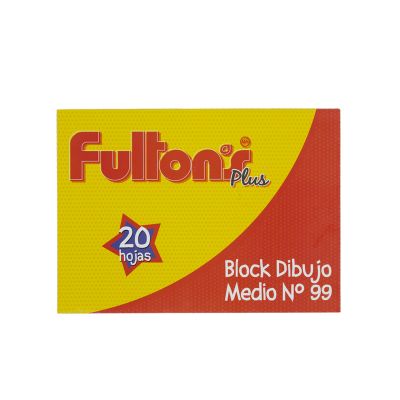 BLOCK DIBUJO MEDIO N°  99 20 HJS. FULTONS