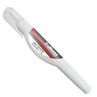 CORRECTOR LIQ. LAPIZ PTA. METALICA BLANCO FULTONS