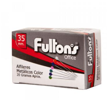 ALFILER METALICO 35MM COLOR CJA 20 GR FULTONS