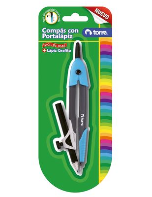 BL. COMPÁS PLAST C/LAP TAPA SEG 1U TORRE
