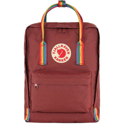 FR MOCHILA KANKEN RAINBOW OX RED - RAINBOW PATTERN