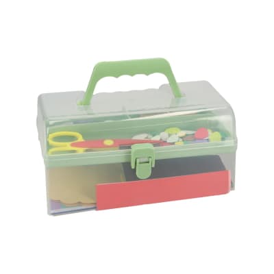 Set Maleta Plástica con  Tarjetas Manualidades