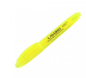 DESTACADOR ESCRITORIO PTA.BISEL AMARILLO PASTEL LAVORO