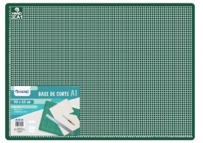 BASE DE CORTE 90X60CM 3MM A1 VERDE HAND