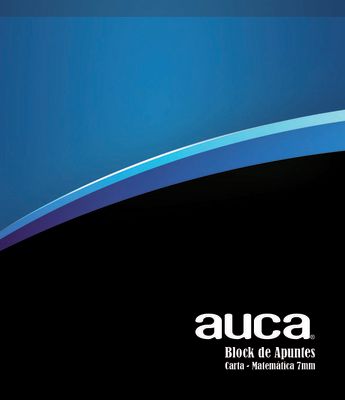 BLOCK AUCA CARTA EMPASTADO MAT-7  80 HJ