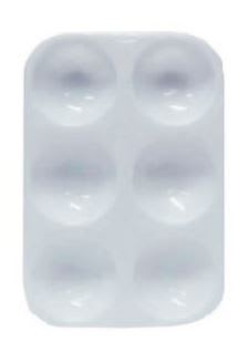 MEZCLADOR,6 CAVIDADES,PLASTICO