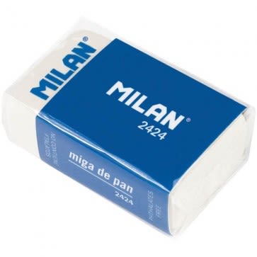 GOMA DE MIGA BLANCA FUNDA CARTON 2424 23x39x13mm MILAN