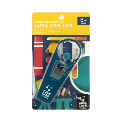Lupa Con Luz 2X Azul 