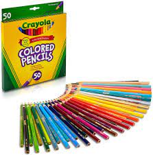 LAPICES DE COLORES CRAYOLA 50 UNI./COL