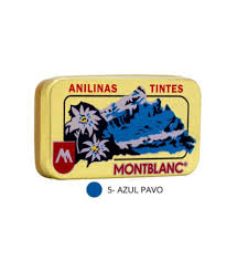 ANILINA MONTBLANC AZUL PAVO