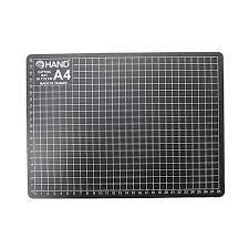 BASE DE CORTE 30X22CM 3MM A4 NEGRO HAND