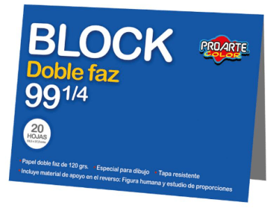 BLOCK PROARTE MEDIO N° 99 1/4 D/FZ 20Hj 53,5x37,5