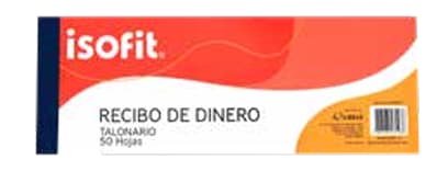RECIBO DE DINERO 50 HOJAS  ISOFIT 