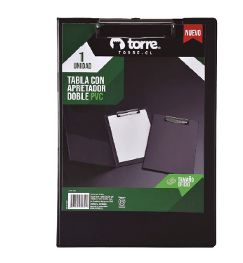 TABLA CON APRETADOR PVC DOBLE OFICIO TORRE