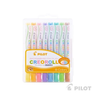 Creo Roll Set 8 Uni Colores Pasteles