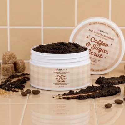 GO NAILS Exfoliante Corporal de Café y Azúcar 200 ML