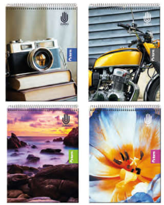 CUADERNO TORRE TOP ZURDOS 7MM 120HJS (SURTIDO)