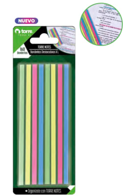 BL. BANDERITA DESTACADORA XL 4 COL TORRE