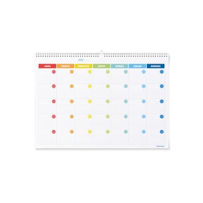 CALENDARIO COLORES NINOS MEDIANO 35X50 CM