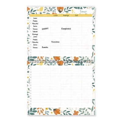 CALENDARIO FAMILIAR FLORES