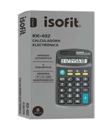CALCULADORA ISOFIT 8 DÍGITOS