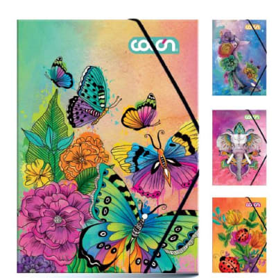 CARPeta CARTULINA C/ELAST NATURA COLON (SURTIDO)