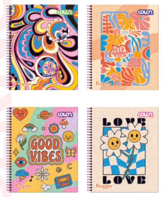 CUADERNO UNIV.COLON FEMENINO MAT. 7MM 100 HJ (SURTIDO)