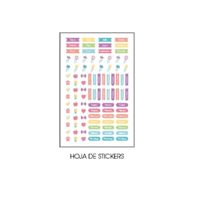 SET ASCOTT PLANNER C/ESPIRAL + BOLIGRAFO NEGRO