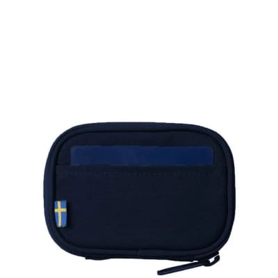 Kanken Tarjetero Card Wallet Ochre Navy