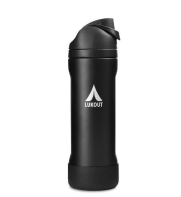 Botella Flip 750 ml Negro