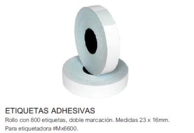 ETIQUETAS FECHA ELAB/VENC.800u.23x16mm.