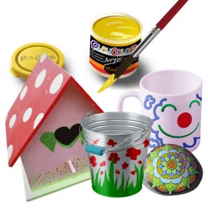 PINTURA ACRILICA 6 COLORES 40ml PLAYCOLOR