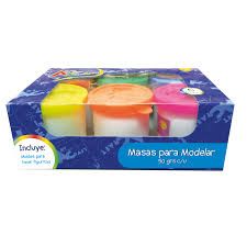 MASA PARA MODELAR 6 COLORES 50 GRS ART & CRAF