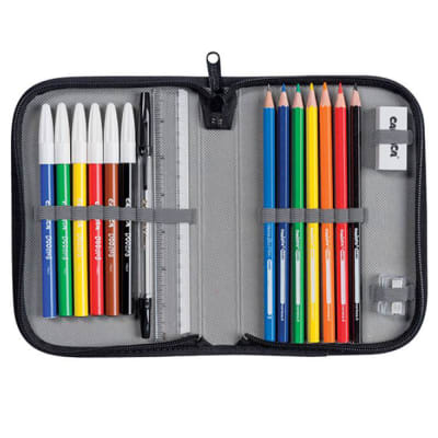 ESTUCHE PIXEL 1 ZIP 17 PIEZAS CARIOCA