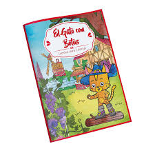 CUENTOS PARA COLOREAR GATO CON BOTAS 16 PAGINAS ART & CRAF