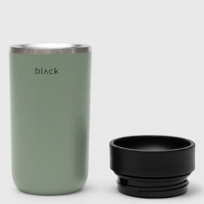 BLACK COFFEE MUG MIST GREEN