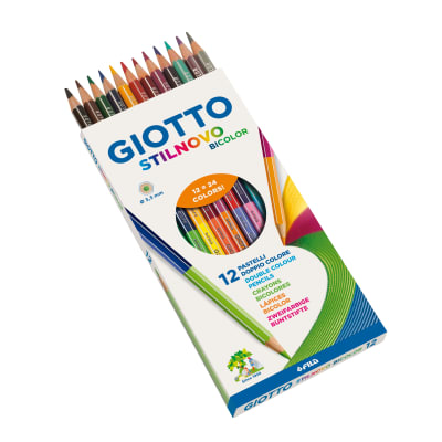 12 LAPICES GIOTTO STILNOVO BICOLOR