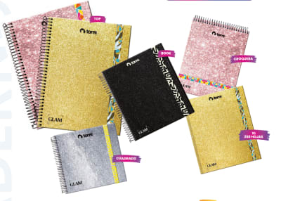 CUAD.BOOK GLAM 5MM 120H TORRE