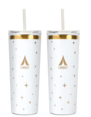 Set de 2 Vasos Travel Tumbler 700 ml Golden