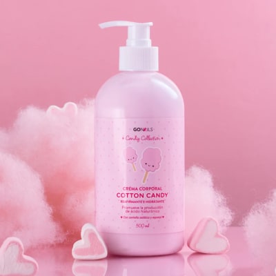 GO NAILS CREMA CUERPO COTTON CANDY 500ML