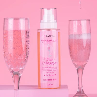 GO NAILS FRAGANCIA CORPORAL PINK CHAMPAGNE 250ML