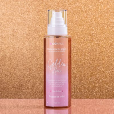 GO NAILS FRAGANCIA CORPORAL SHIMMER GOLDEN HOUR 250ML