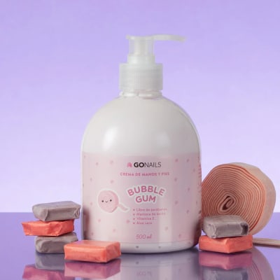 GO NAILS LOCION 500ML BUBBLE GUM