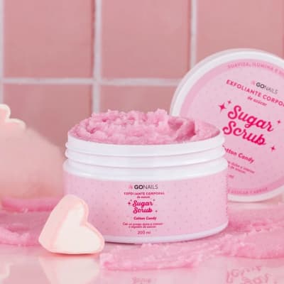 GO NAILS Exfoliante Corporal Azucar Cotton Candy 200 ML