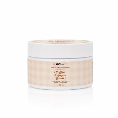 GO NAILS Exfoliante Corporal de Café y Azúcar 200 ML