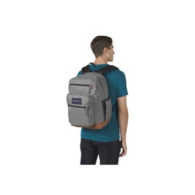 MOCHILA JANSPORT COOL STUDENT GREY LETTERMAN POLY
